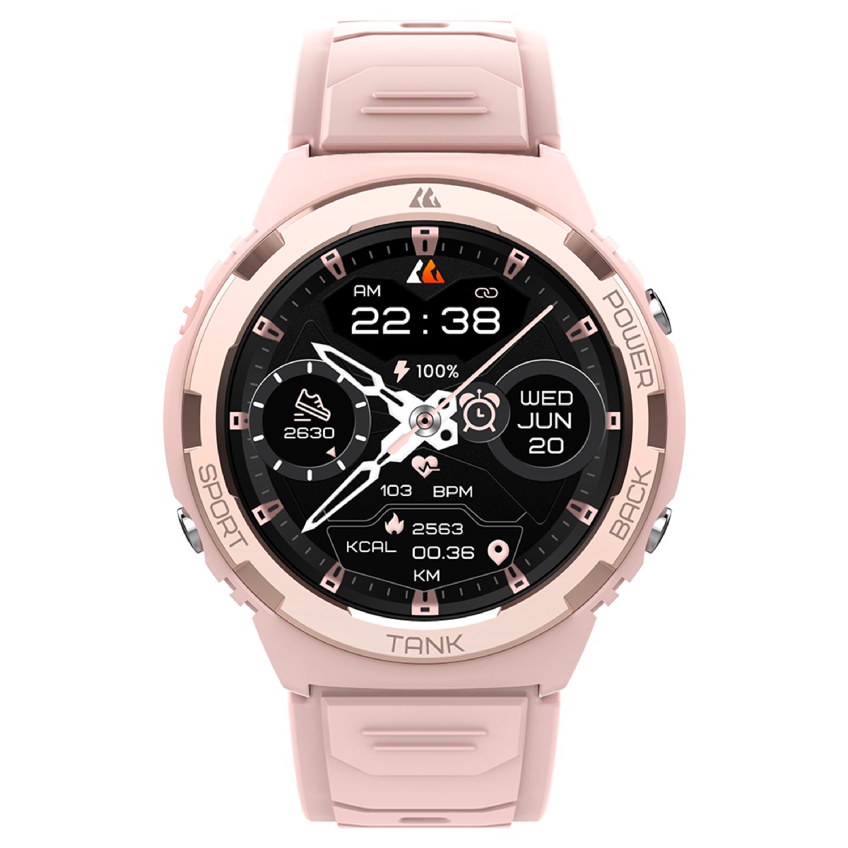 KOSPET TANK S1, l'orologio con certificazioni militari e display sempre attivo inserire sconto a 79 dollari