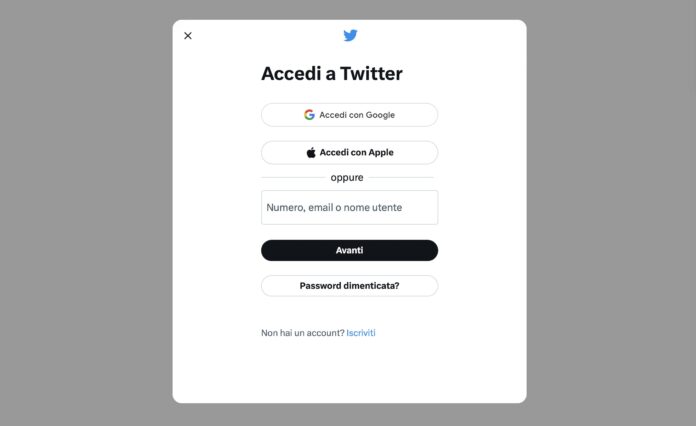 Twitter blocca la visione dei tweet ai non registrati
