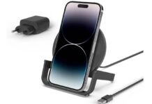 Sconto del 34% per caricabatterie wireless BoostCharge di Belkin, perfetto per call e video