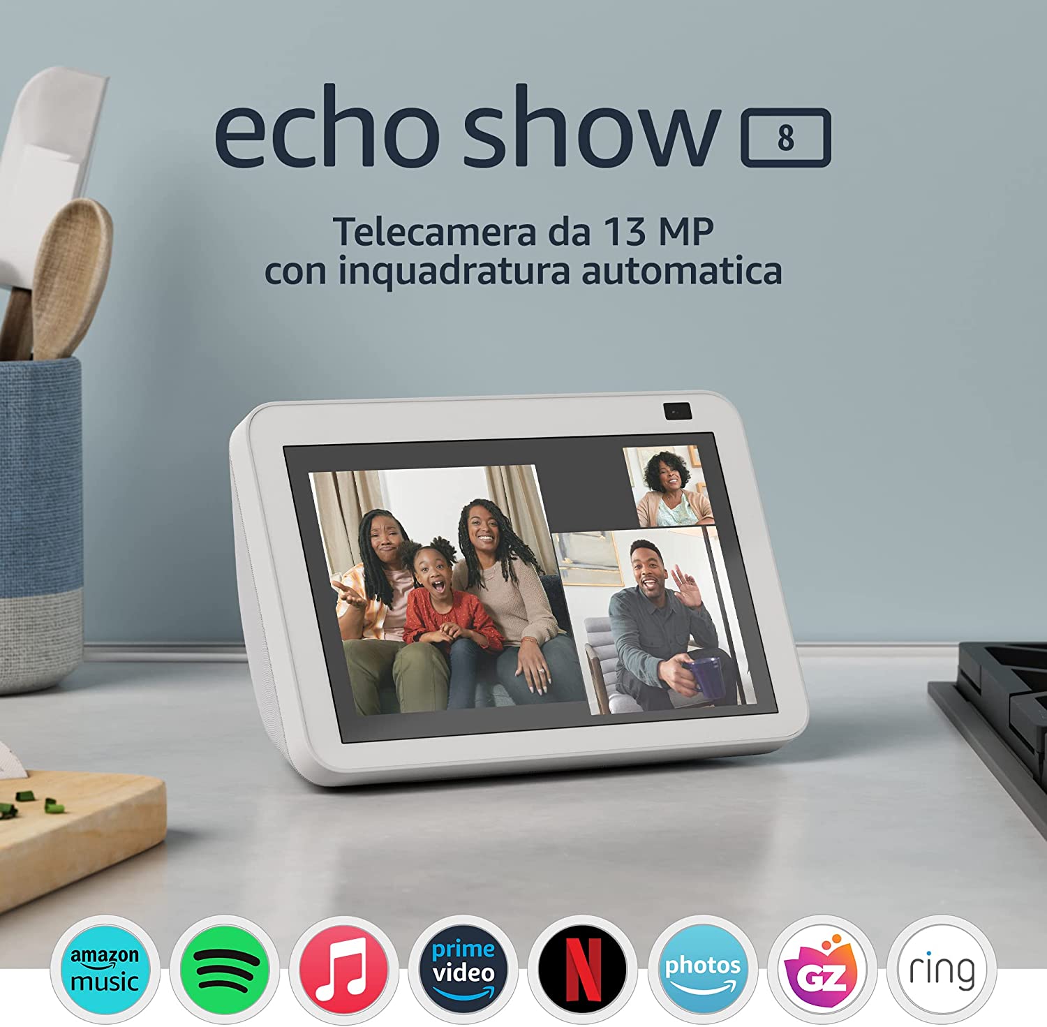 Anteprima Prime Day, Echo Show 8 di terza generazione a solo 84,99 €