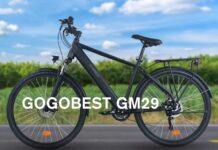 Sconto GOGOBEST GM29, bici elettrica da città con portapacchi Sconto GOGOBEST GM29, bici elettrica da città con portapacchi