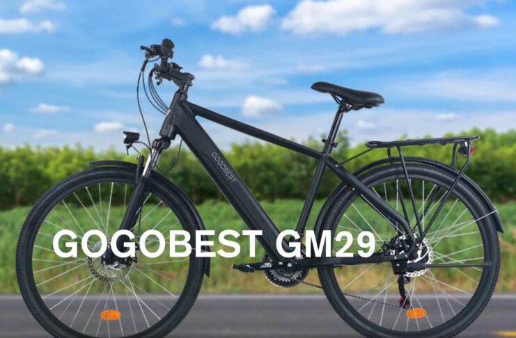 Sconto GOGOBEST GM29, bici elettrica da città con portapacchi