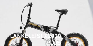 LANKELEISI X2000 PLUS, e-bike pieghevole super potente in offerta