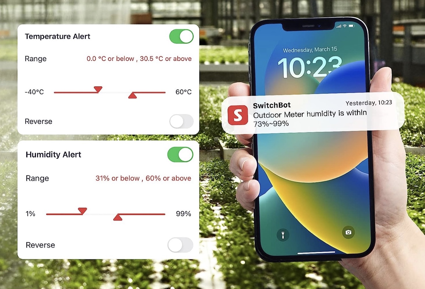 Il Termometro igrometro wireless SwitchBot IP65 funziona all’esterno e con lo smartphone Il Termometro igrometro wireless SwitchBot IP65 funziona all’esterno e con lo smartphone