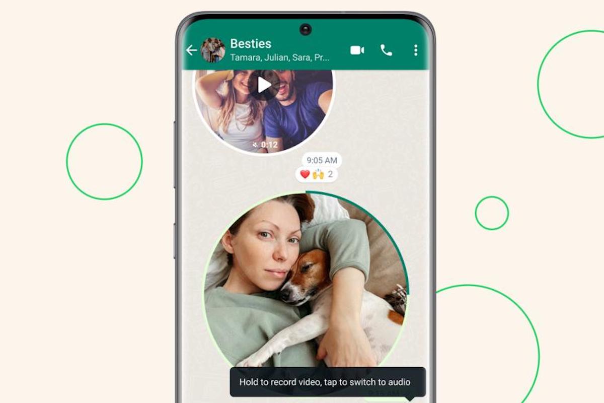 Su WhatsApp arrivano i messaggi video stile Telegram