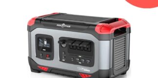 Rockpals 1300W Portable Power Station, 900 € di sconto per la stazione energetica scontata