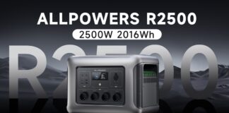 Allpowers R2500, stazione energetica portatile in sconto di 300 euro