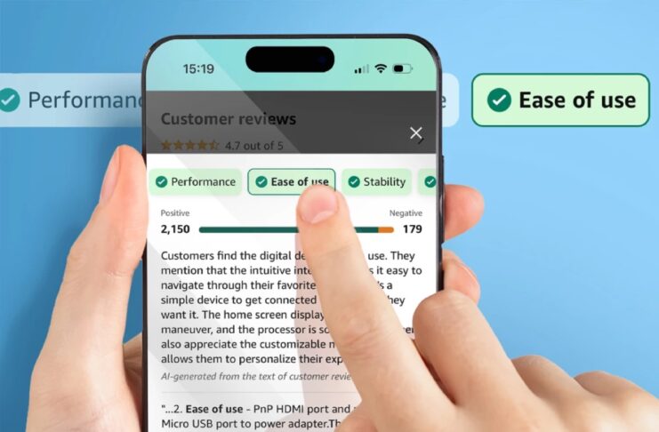 Amazon riassume le recensioni degli utenti con intelligenza artificiale