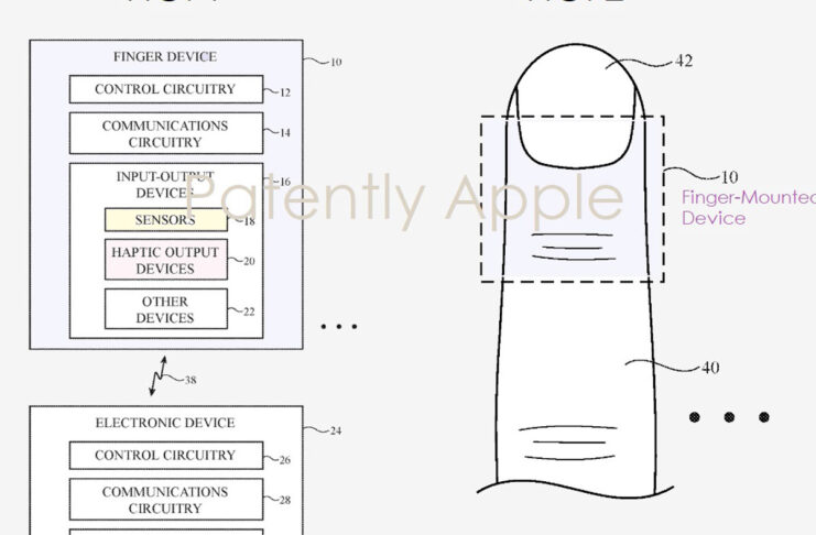 Apple Vision, brevetto per sentire sulle dita resistenza, movimento e differenti consistenze