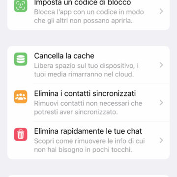 Come cancellare un account Telegram dall'iPhone