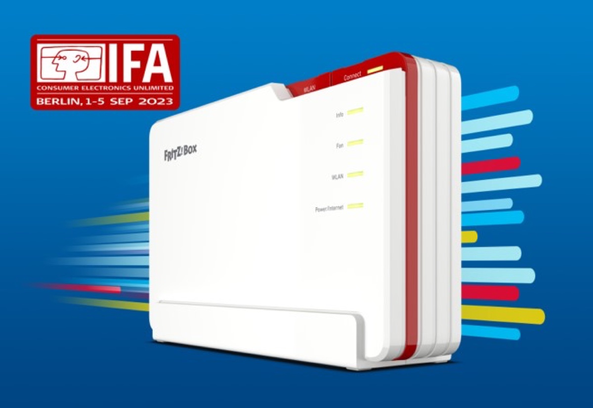 A IFA 2023 le novità AVM FRITZ! per fibra ottica, Wi-Fi 7 e casa smart