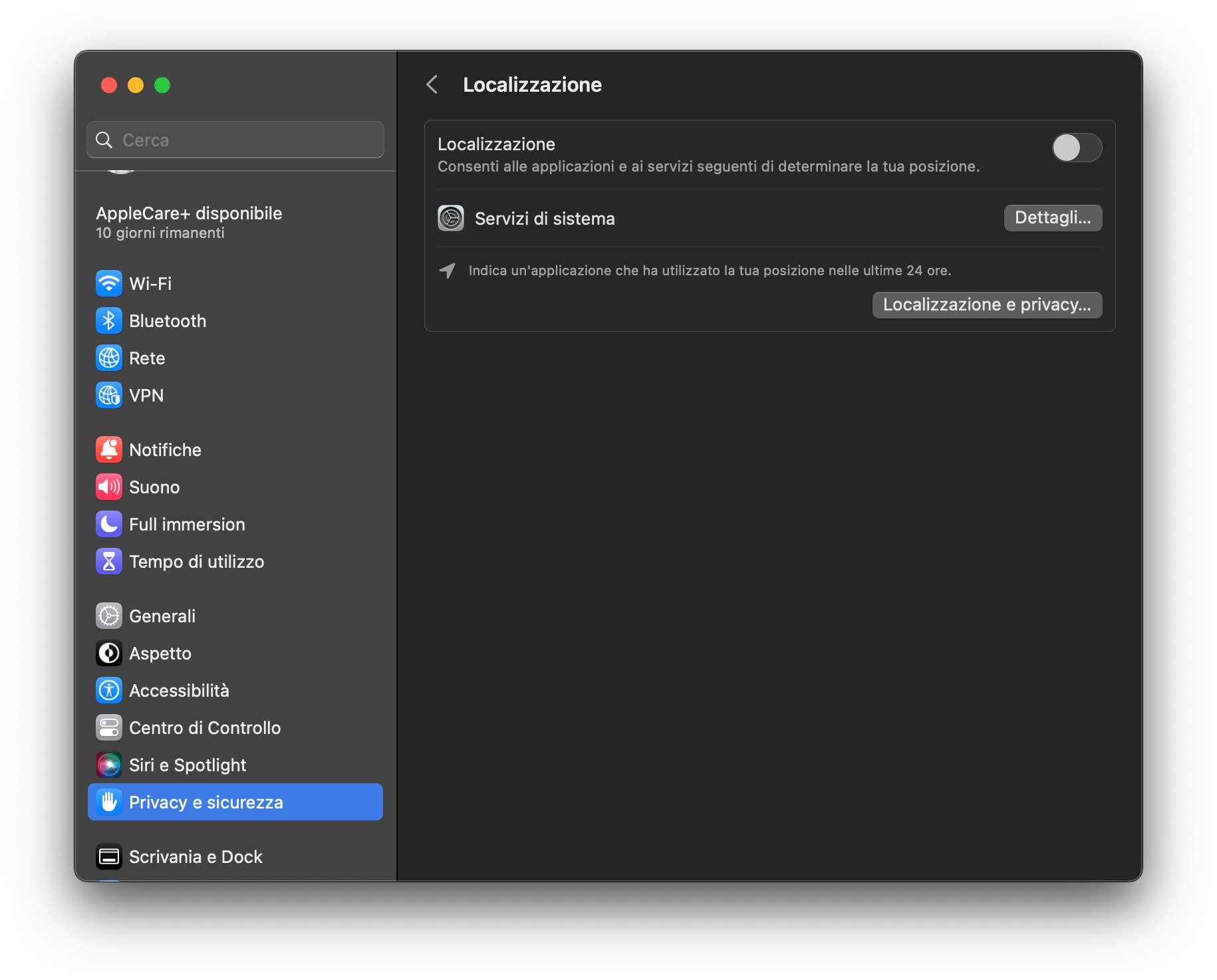 macOS Ventura 13.5, un bug nei servizi di localizzazione macOS Ventura 13.5, un bug nei servizi di localizzazione