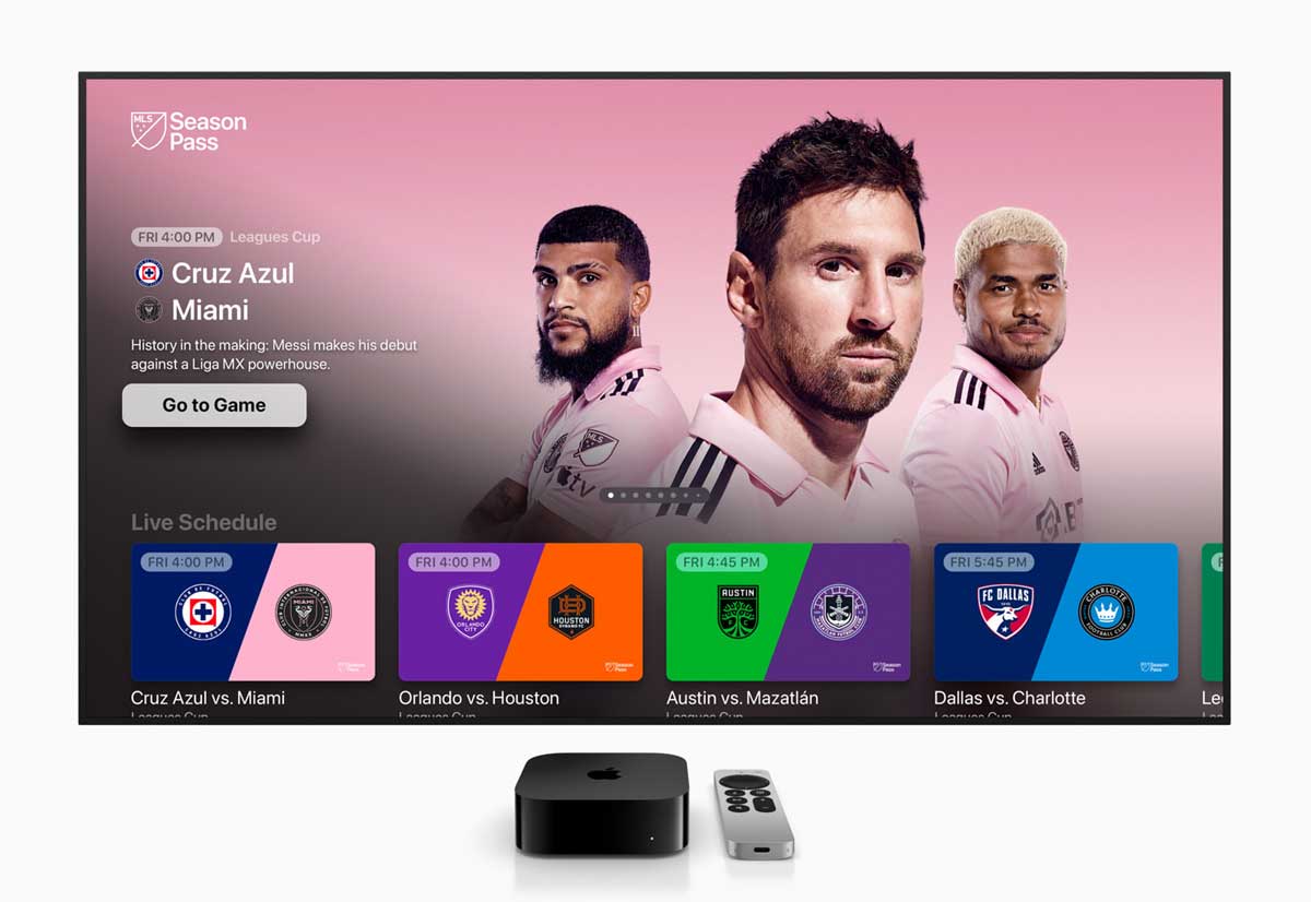 Effetto Messi, raddoppiano gli abbonati a MLS Season Pass su Apple TV Effetto Messi, raddoppiano gli abbonati a MLS Season Pass su Apple TV