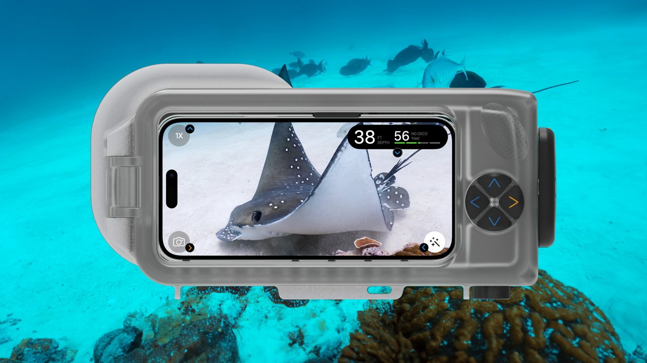 Con Oceanic+ Dive iPhone diventa computer e videocamera subacquei Con Oceanic+ Dive iPhone diventa computer e videocamera subacquei