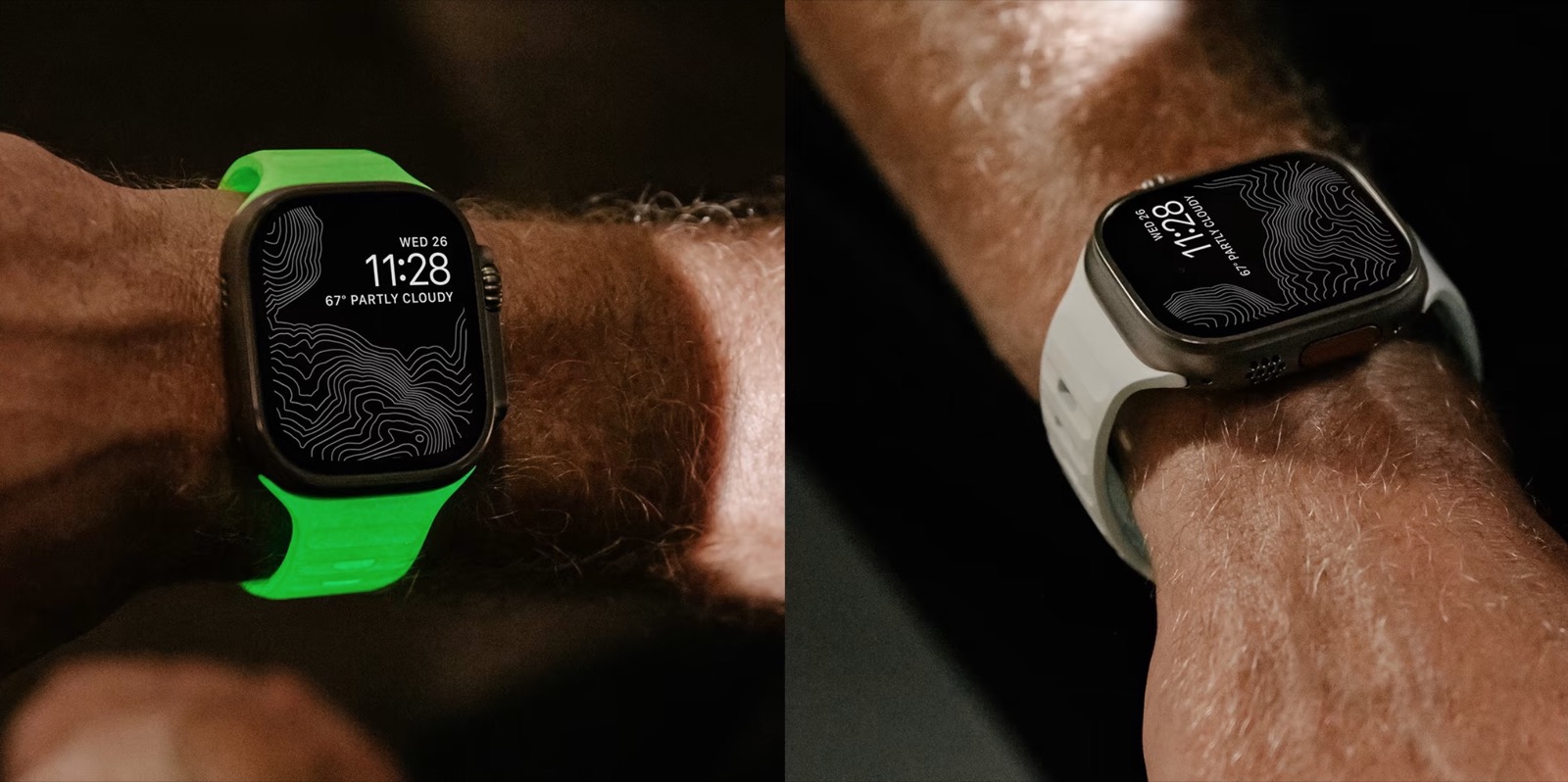 Nomad Glow in the Dark è il cinturino Apple Watch che brilla al buio