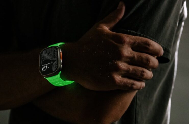 Nomad Glow in the Dark è il cinturino Apple Watch che brilla al buio