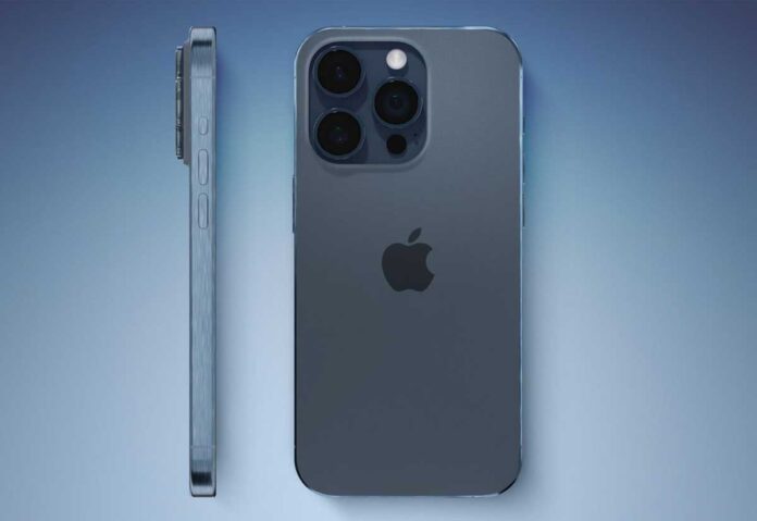 iPhone 15 Pro previsto nelle colorazioni Blu e Gray Titanium