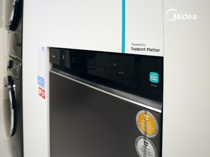 A IFA 2023 Midea porta la lavastoviglie connessa compatibile con Matter
