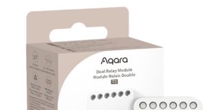 Aqara Doppio Relè T2 funziona per anche per  tapparelle e cancelli con con Homekit, Matter e Alexa