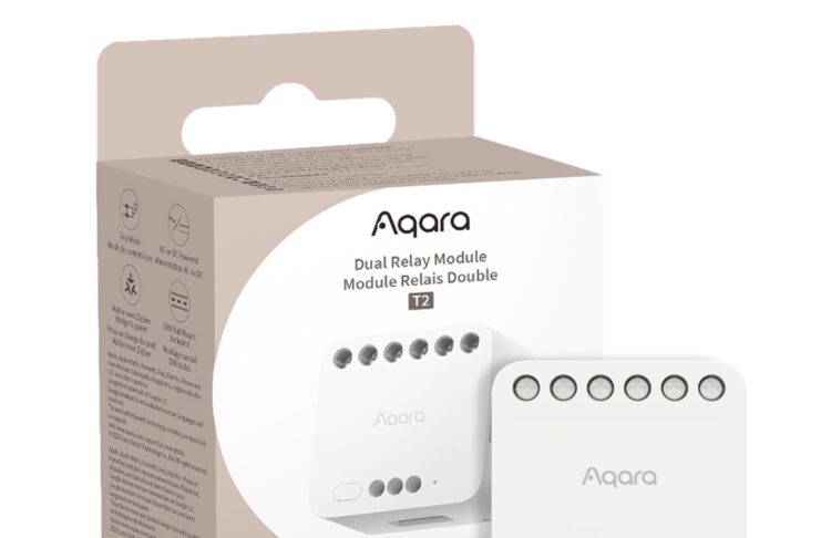 Aqara Doppio Relè T2 funziona per anche per  tapparelle e cancelli con con Homekit, Matter e Alexa