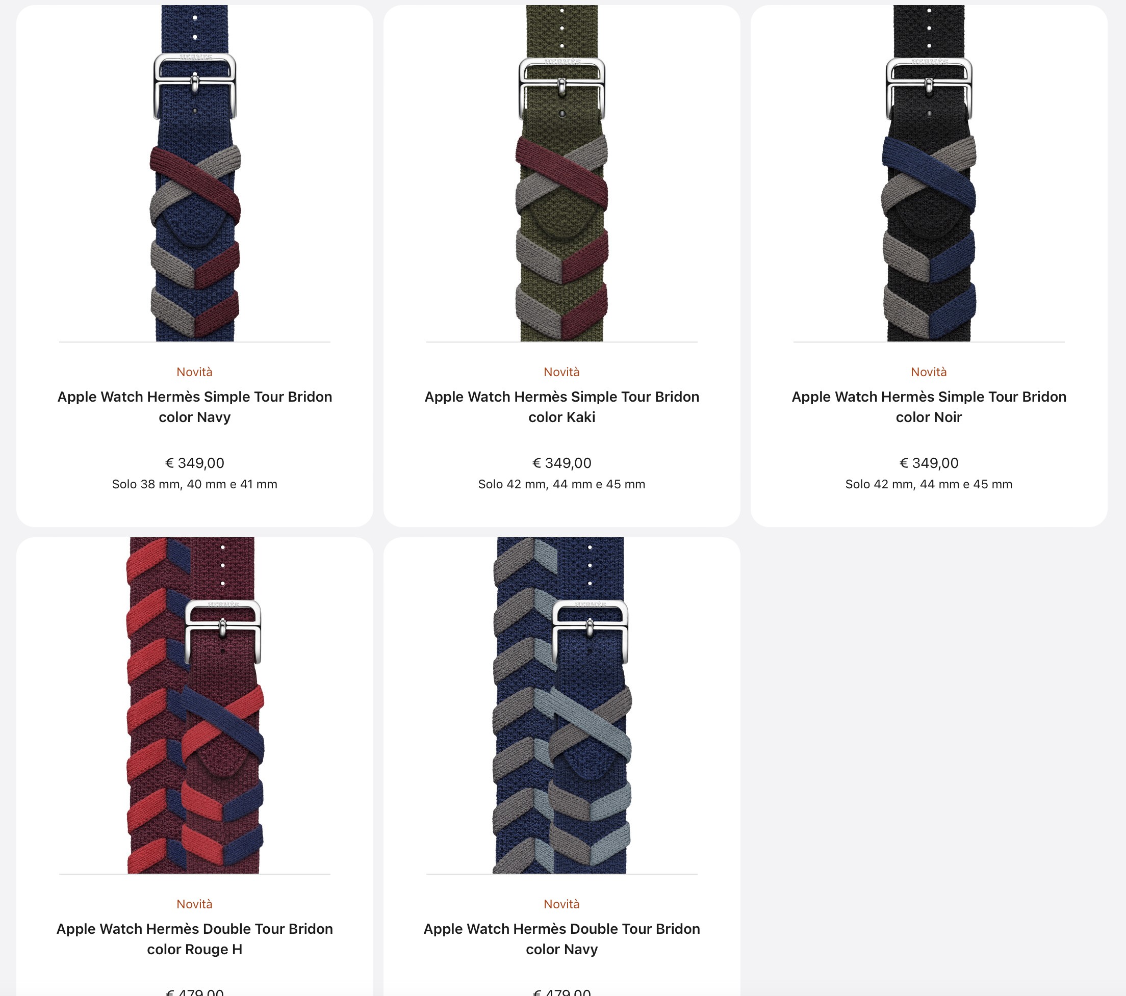 Ecco tutti i nuovi cinturini per Apple Watch