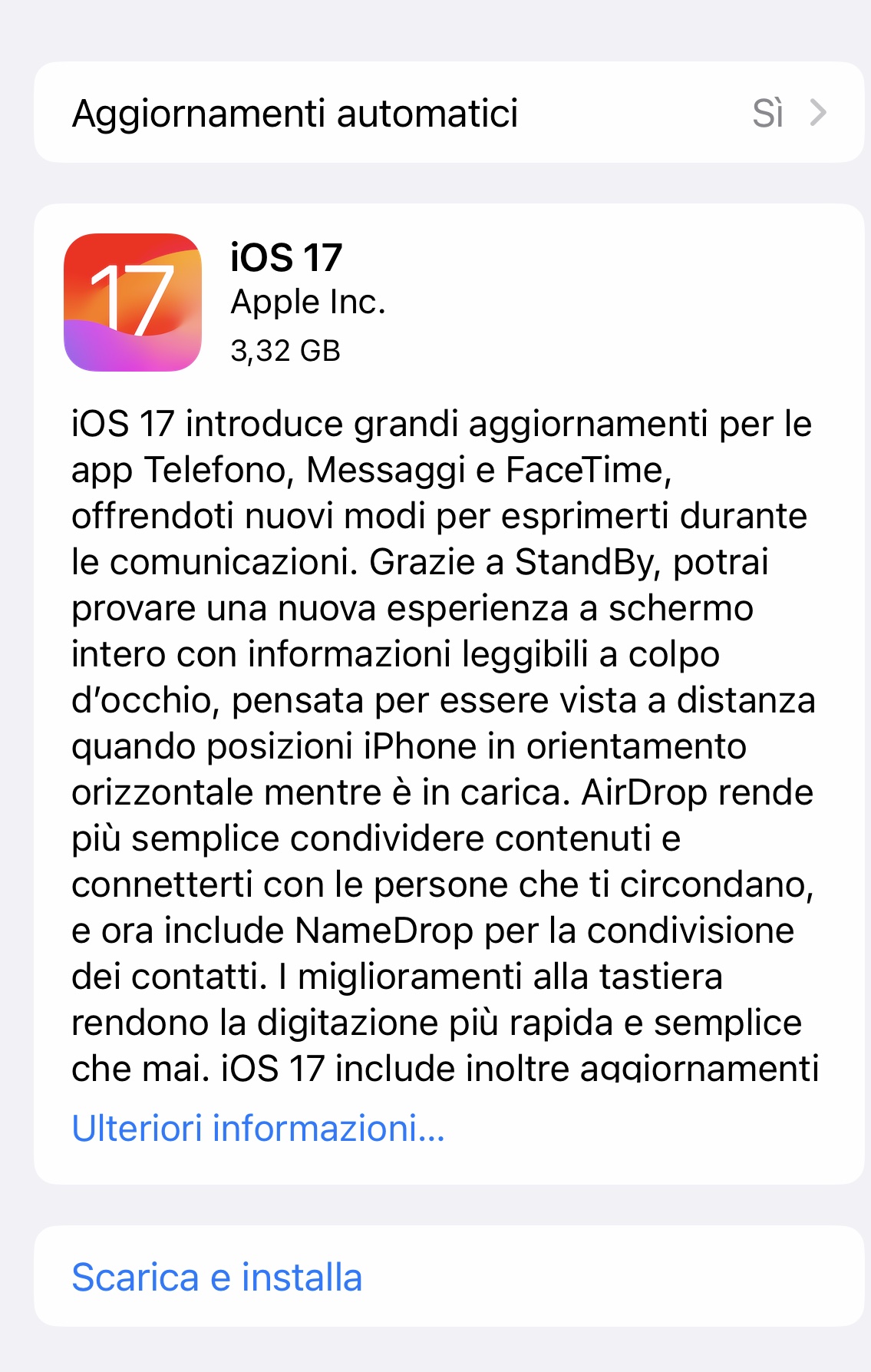 Disponibili iOS 17 e iPadOS 17, ecco come scaricarli e perchè