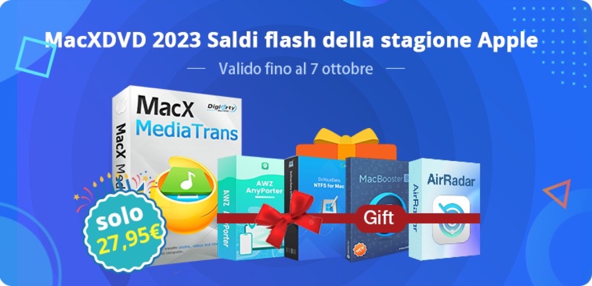 MacX MediaTrans gratis per festeggiare l'evento Apple del 12 settembre