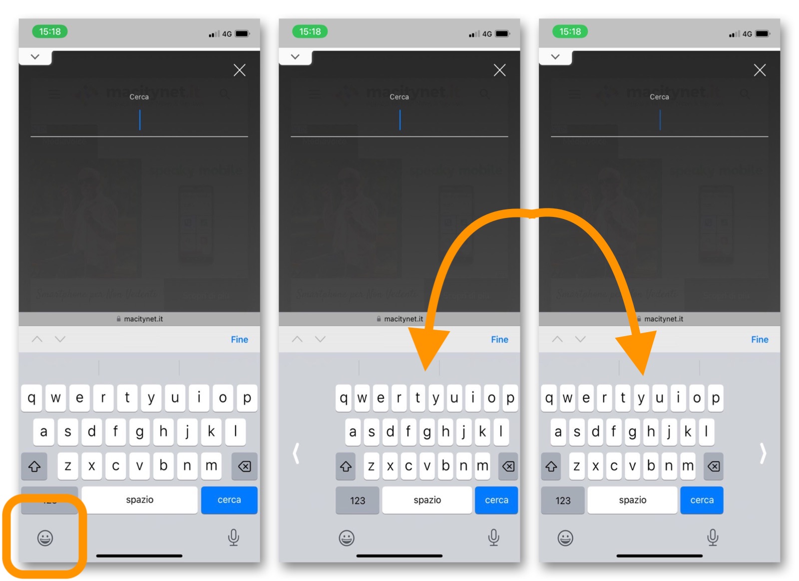Come usare la tastiera iPhone con una mano su iOS 17 
