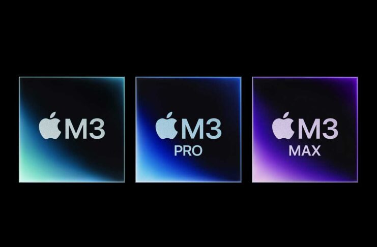 I nuovi chip M3, M3 Pro e M3 Max