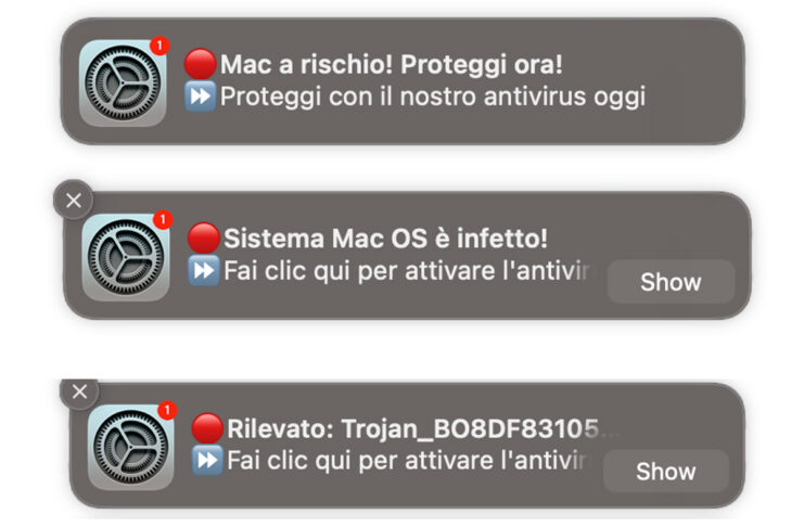 Come sbarazzarsi dalle finte notifiche di virus su Mac
