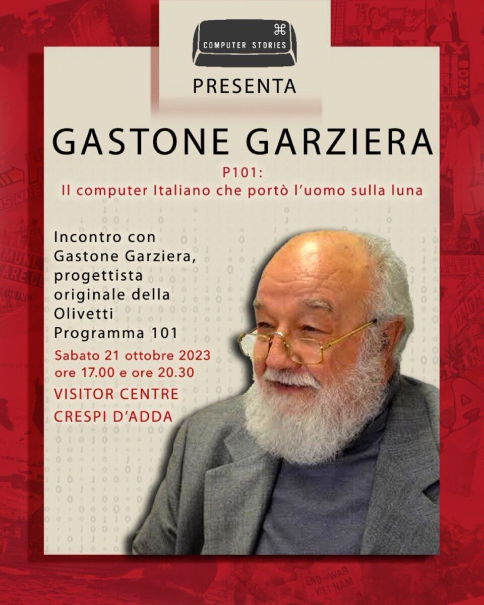 Gastone Garziera e il PC italiano che portò l’uomo sulla luna