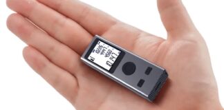 Mini telemetro laser con batteria ricaricabile in sconto