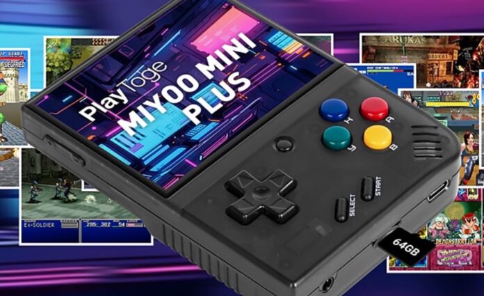 Sconto Miyoo Mini Plus, console portatile con 10.000 videogiochi inclusi