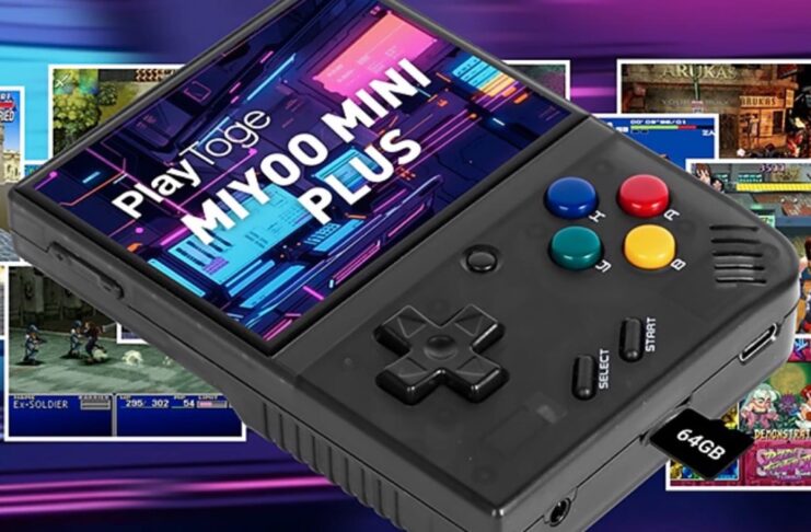 Sconto Miyoo Mini Plus, console portatile con 10.000 videogiochi inclusi