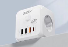 Cubo salvaspazio multipresa LENCENT con prese USB a soli 3 € Cubo salvaspazio multipresa LENCENT con prese USB a soli 3 €