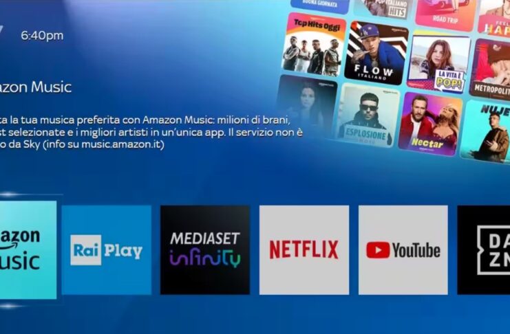 Amazon Music arriva su Sky