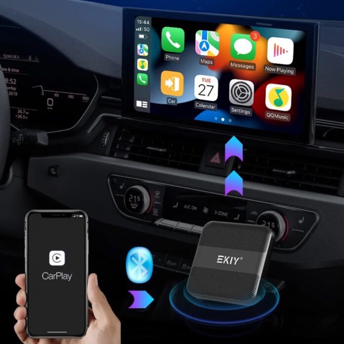 CarPlay e Android Auto senza fili col convertitore EKIY
