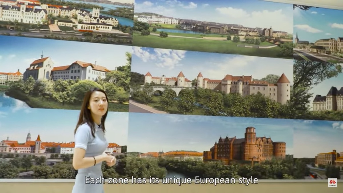 Huawei ha copiato 12 città d’Europa per il suo campus in Cina