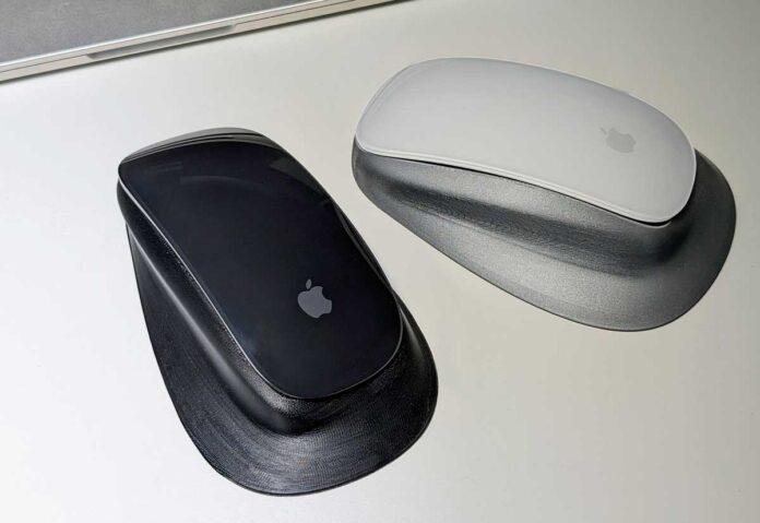 Magic Mouse modificato con USB-C e sistema ricarica migliorato