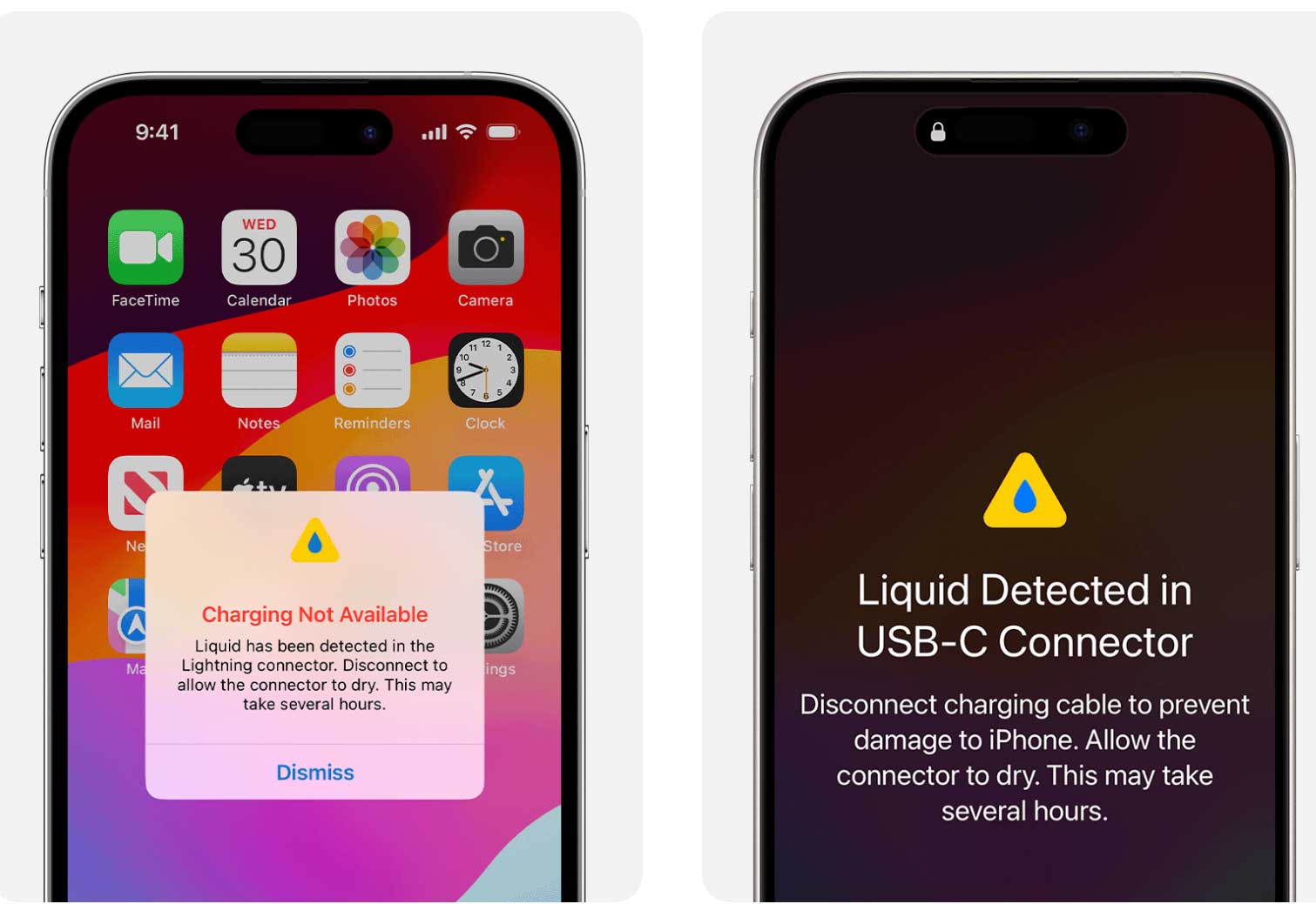 Apple può capire se un liquido ha danneggiato le porte USB-C dei Mac Apple può capire se un liquido ha danneggiato le porte USB-C dei Mac