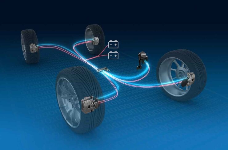 Brake-by-wire, da ZF sistema frenante puramente elettrico