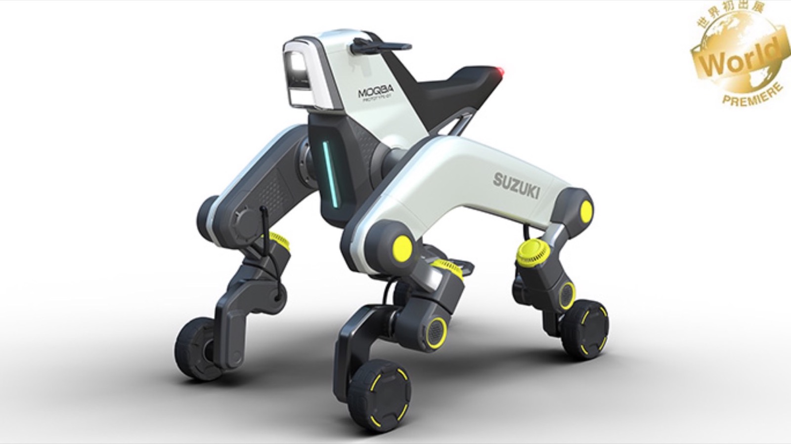 Suzuki MoQBA è il quad quadrupede che non teme le scale Suzuki MoQBA è il quad quadrupede che non teme le scale