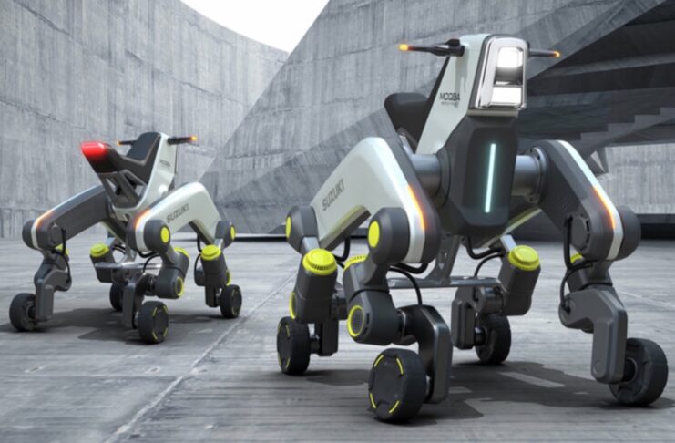 Suzuki MoQBA è il quad quadrupede che non teme le scale