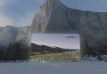 Vision Pro, primo sguardo all’ambientazione Yosemite in 3D