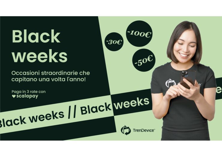 Il Black Friday TrenDevice è già arrivato: sono iniziati gli sconti fino a -100€ su iPhone, Mac e iPad