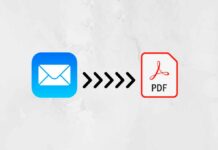 Come salvare una mail come PDF da iPhone