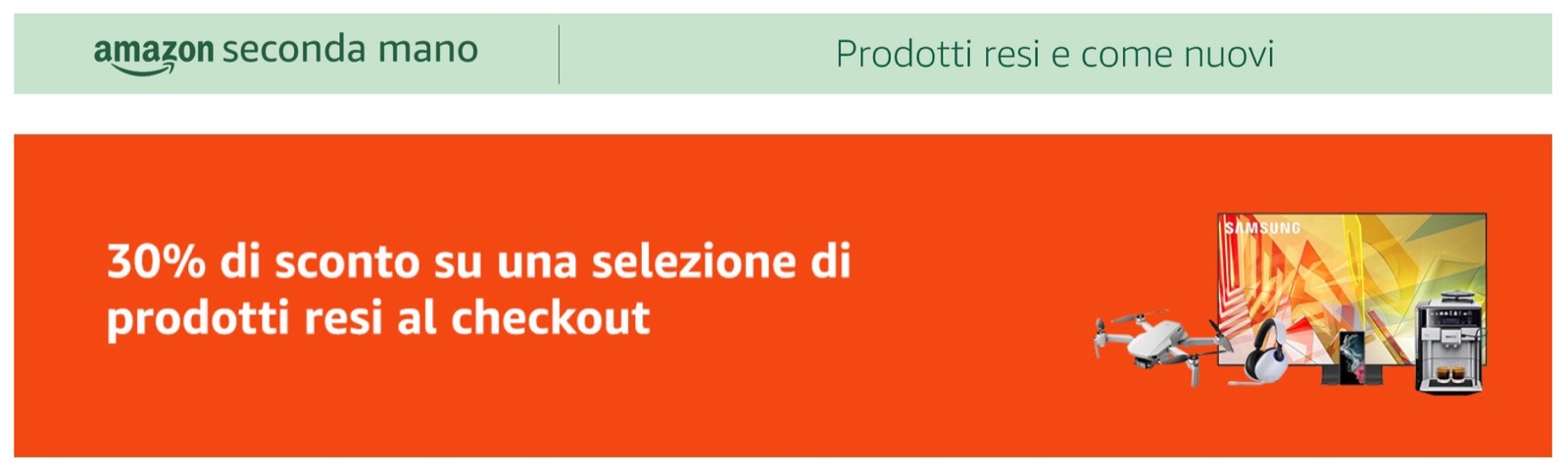 Sui prodotti rigenerati Amazon c'è l'extra-sconto del 20% Sui prodotti rigenerati Amazon c'è l'extra-sconto del 20%