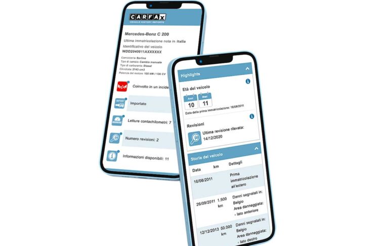 Con il portale Carfax possibile individuare restrizioni su veicoli usati