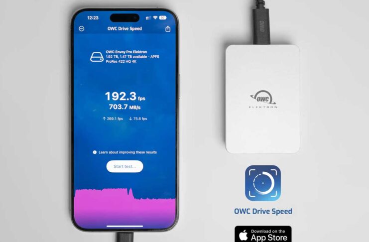 Un’app per testare velocità di registrazione video di iPhone con unità esterne