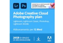 Photoshop, Lightroom e McAfee insieme a solo 92,19 euro all'anno